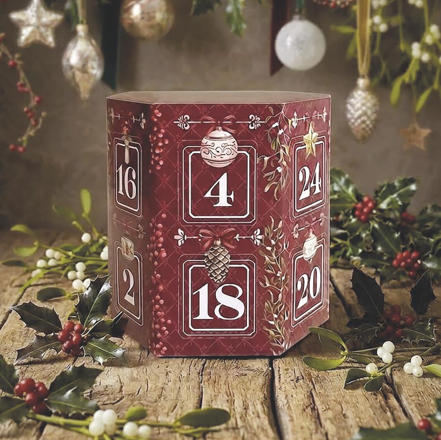 Calendario dell'Avvento Ready to Order Classic rosso
